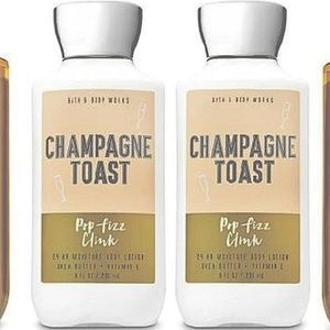 PRICE DROP BBW 2pc bundle set CHAMPAGNE TOAST New